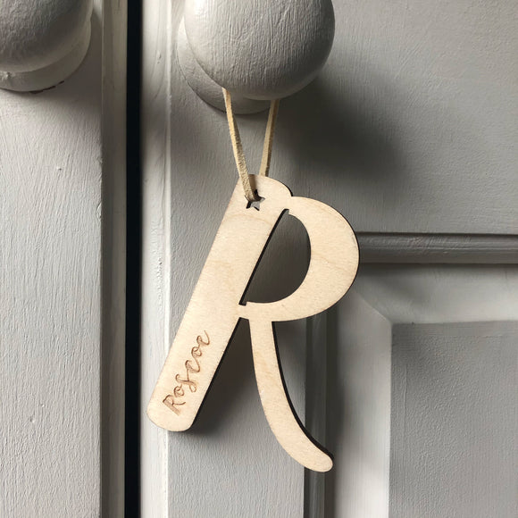 PERSONALISED HANGING LETTERS