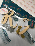 PERSONALISED ITALIC HANGING LETTERS