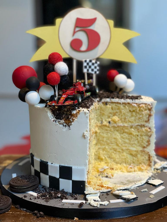 3D NUMBER BANNER CAKE TOPPER