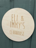 PLAY HOUSE PLAQUES