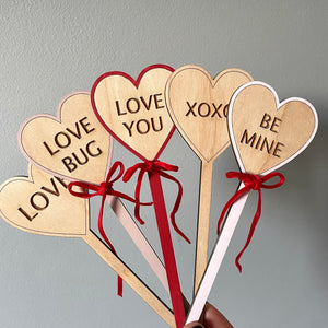 VALENTINES HEART WANDS