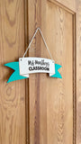 Customisable Banner Hanging Plaque