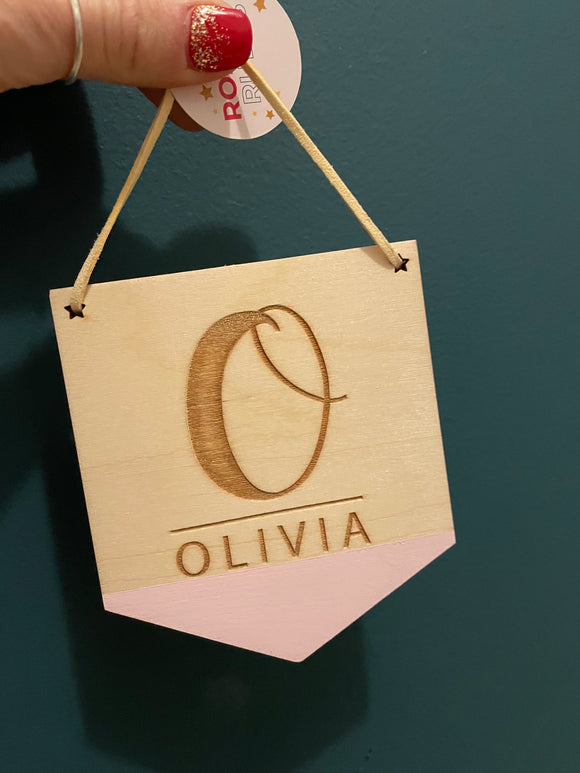 Olivia plaque