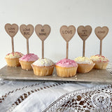 VALENTINES CAKE TOPPERS- 6 DESIGNS TO CHOOSE