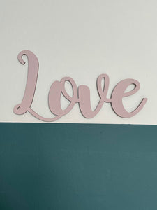 LOVE WORD SIGN